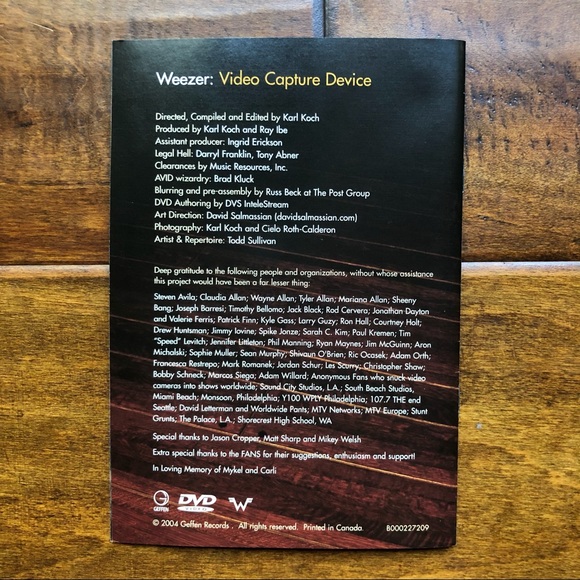 WEEZER MUSIC VIDEO DVD - Picture 11 of 13